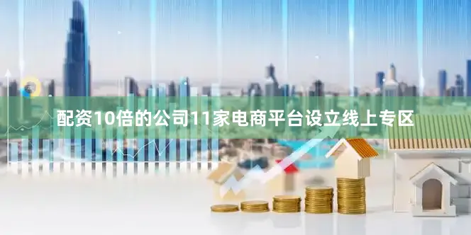 配资10倍的公司11家电商平台设立线上专区