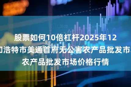 股票如何10倍杠杆2025年12月27日呼和浩特市美通首府无公害农产品批发市场价格行情